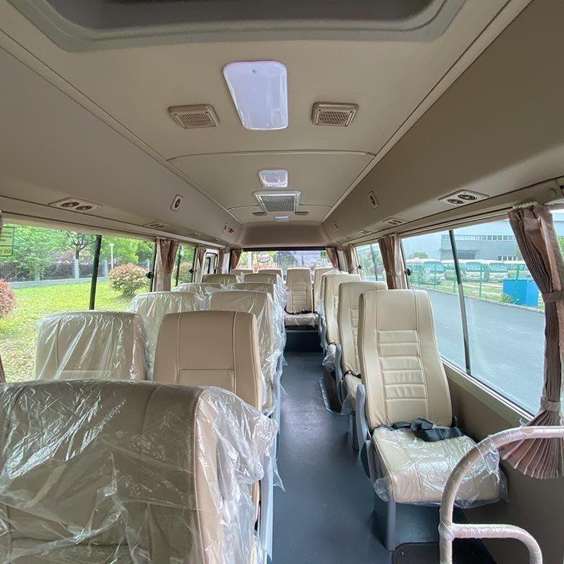 16-30 asientos Toyota Coaster Bus Dirección izquierda y derecha Minibus