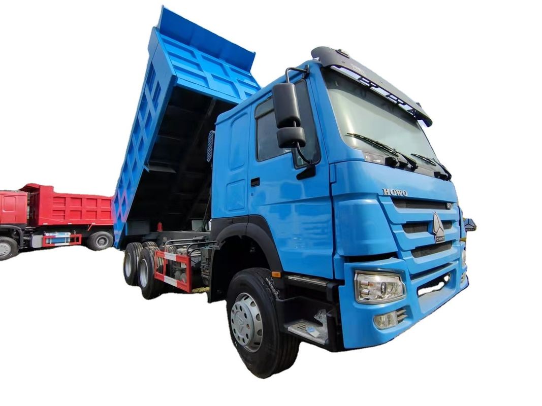 Camión de descarga totalmente renovado de 371 CV 6X4 HOWO para el transporte de basura de construcción urbana
