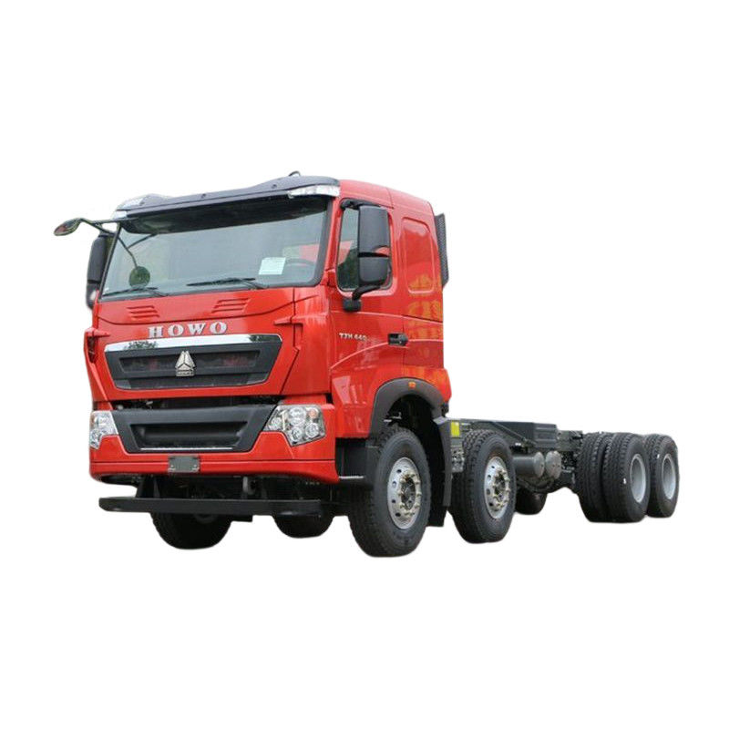440 hp 8*4 HOWO camión de descarga con tirador de segunda mano Motor de capacidad 8L Control de velocidad Ninguno