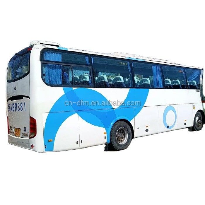 Bien mantenido 50-65 asientos Motor trasero Autobuses usados 280hp Motor y transmisión manual