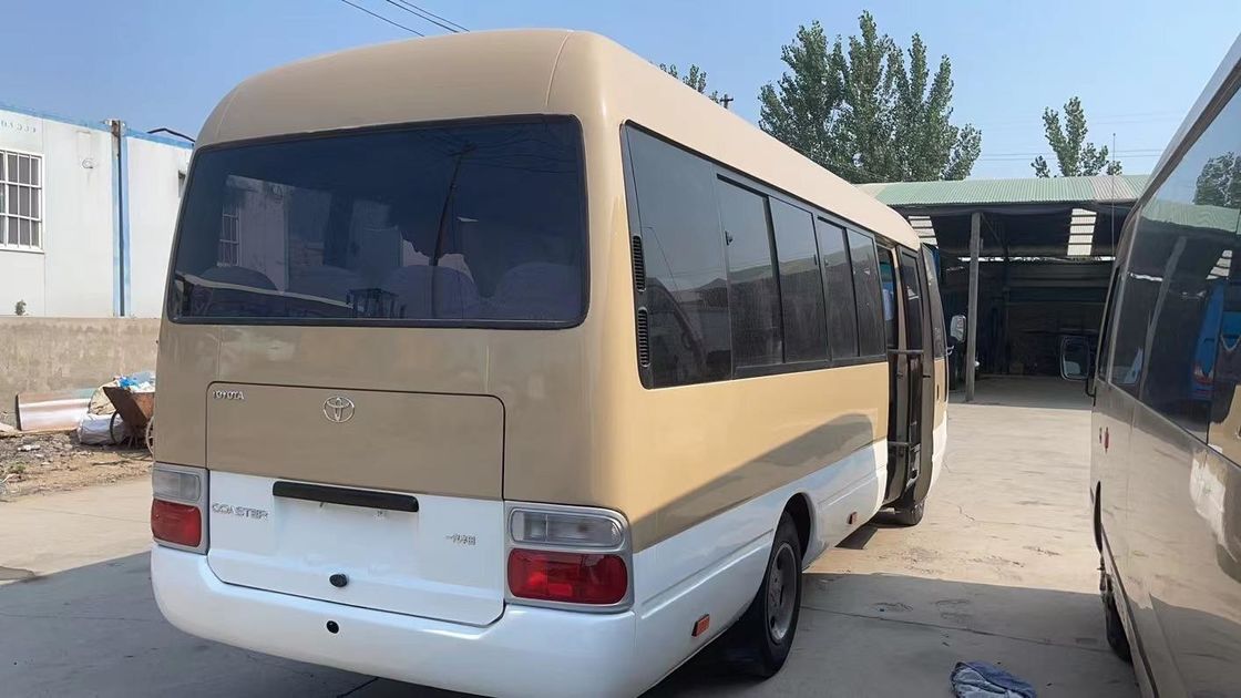Máxima potencia 113/5200kw Euro 3 Dirección izquierda Diesel 29 asientos Autobús Toyota Coaster Usado