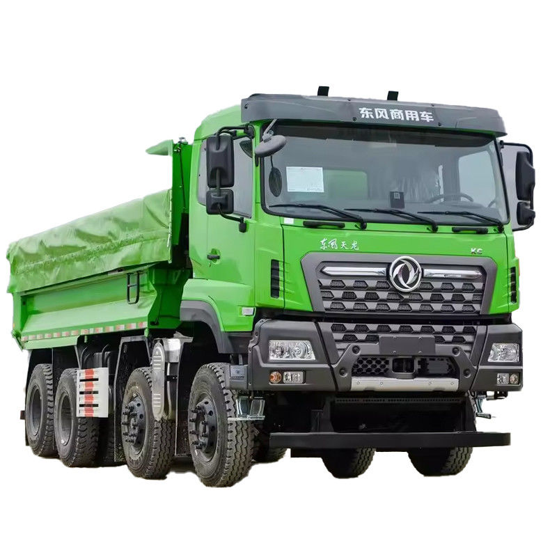 12 ruedas 35 toneladas 600hp Dongfeng camión de descarga para la arena tierra piedra transporte tirador