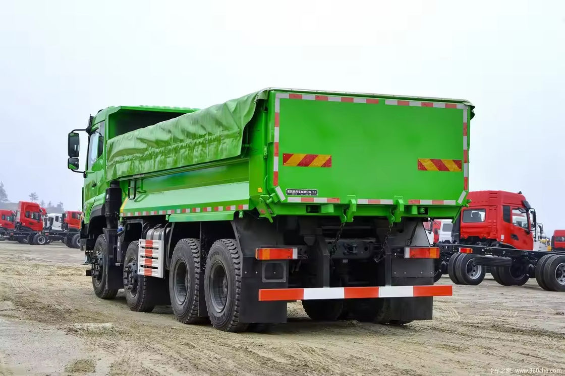 12 ruedas 35 toneladas 600hp Dongfeng camión de descarga para la arena tierra piedra transporte tirador