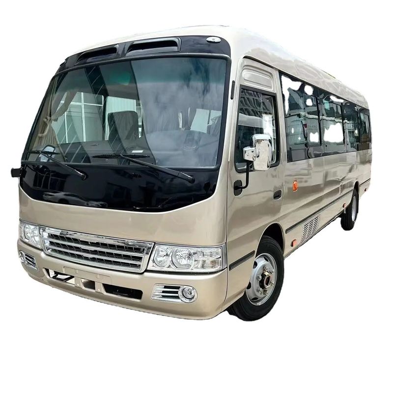 Transmisión manual de 30 plazas Toyota Coaster Bus y neumáticos 215/75R17.5 para B2B Marke