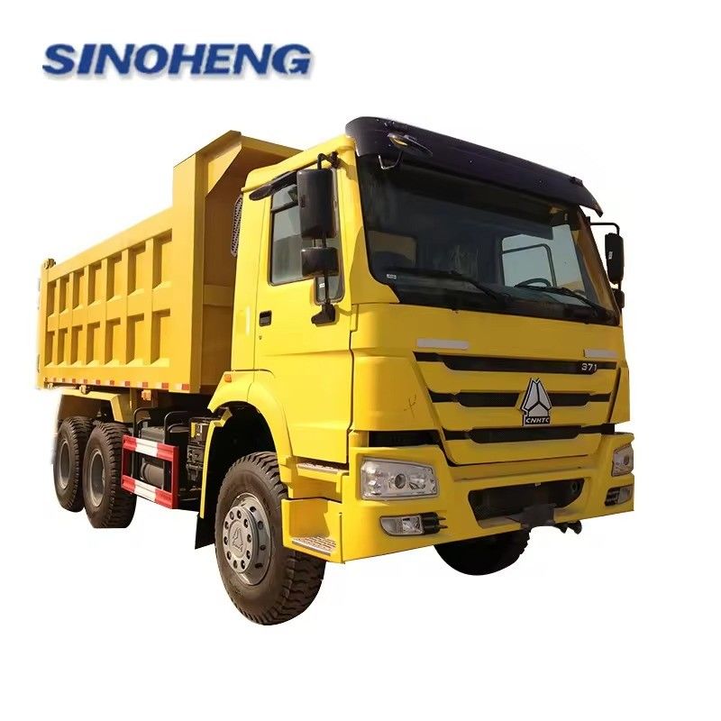 6X4 tracción de ruedas SINOTRUK Howo Minería 20 toneladas 25 toneladas 371hp camión de remate camión de descarga usado