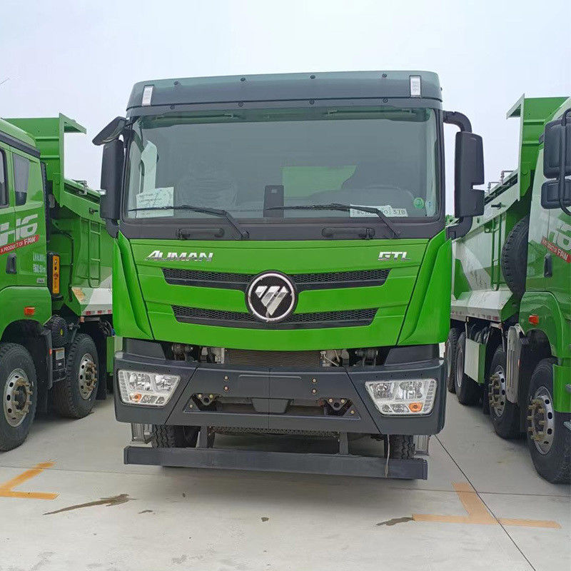 Utilizado 8x4 12 ruedas 430hp Foton camión de descarga de 12 cambios de marcha hacia delante camión diésel con volante