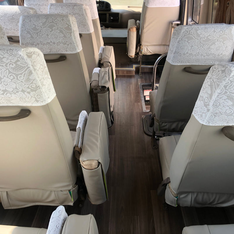 Equipado con ABS Autobús de montaña japonés original Minibus 30 asientos para B2B