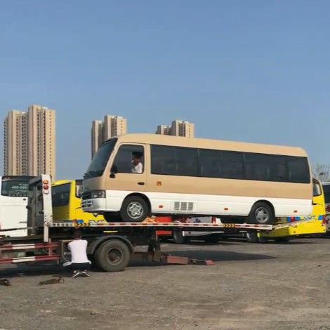 Equipado con ABS Autobús de montaña japonés original Minibus 30 asientos para B2B