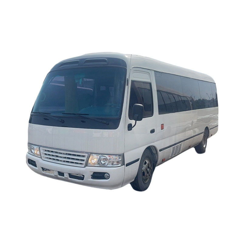 Buen estado 30 asientos Toyota Coaster Bus usado con G.V.W 5900kg y EURO 3 Emisión