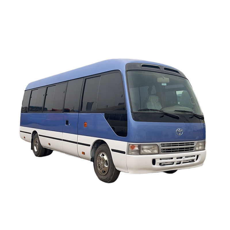 Autobús Toyota Coaster de segunda mano con capacidad de motor de 6-8L y 30 asientos en excelentes condiciones