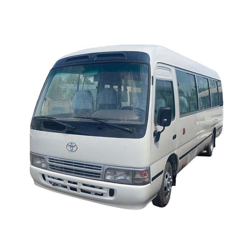 Combustible 30 asientos Toyota Coaster Bus en buen estado LHD motor diesel usado 6900*2010*2600