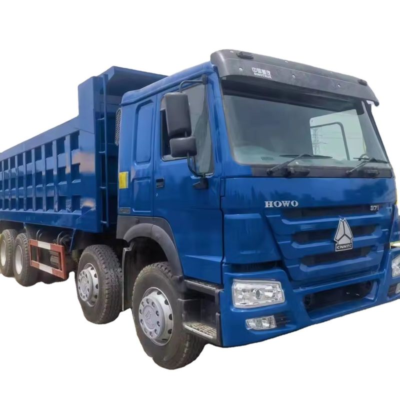 Camión de descarga HOWO usado Camión de descarga de 8x4 Camión de descarga de 12 ruedas Camiones de descarga de 12 ruedas para el transporte minero