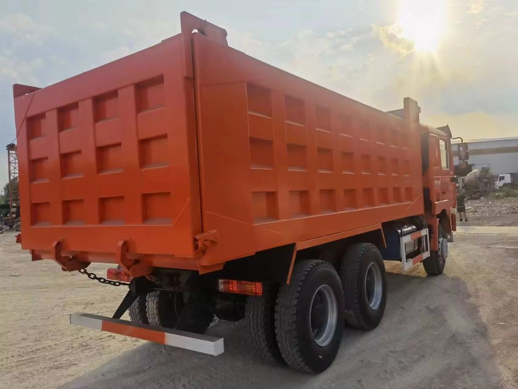 10 toneladas 6x4 10 ruedas 380 hp camión de descarga pesada para el transporte de arena y grava