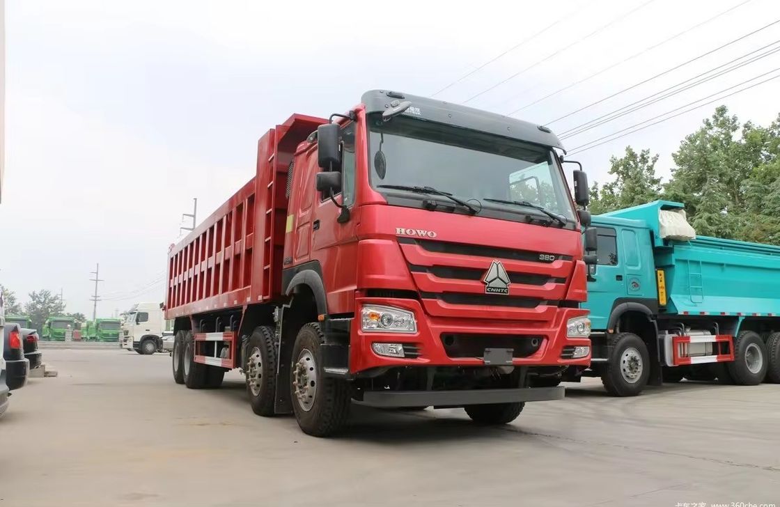 Howo 8x4 12 ruedas usadas camión de tirón de 40 toneladas 380 CV camión pesado de descarga con dirección izquierda