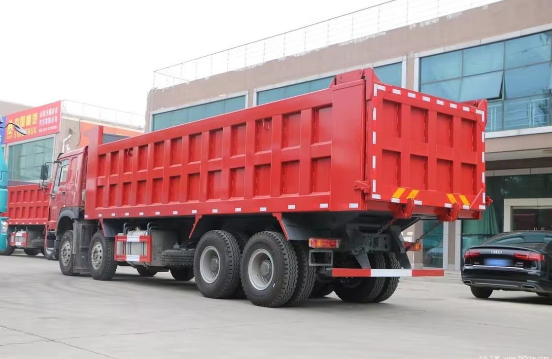 Howo 8x4 12 ruedas usadas camión de tirón de 40 toneladas 380 CV camión pesado de descarga con dirección izquierda