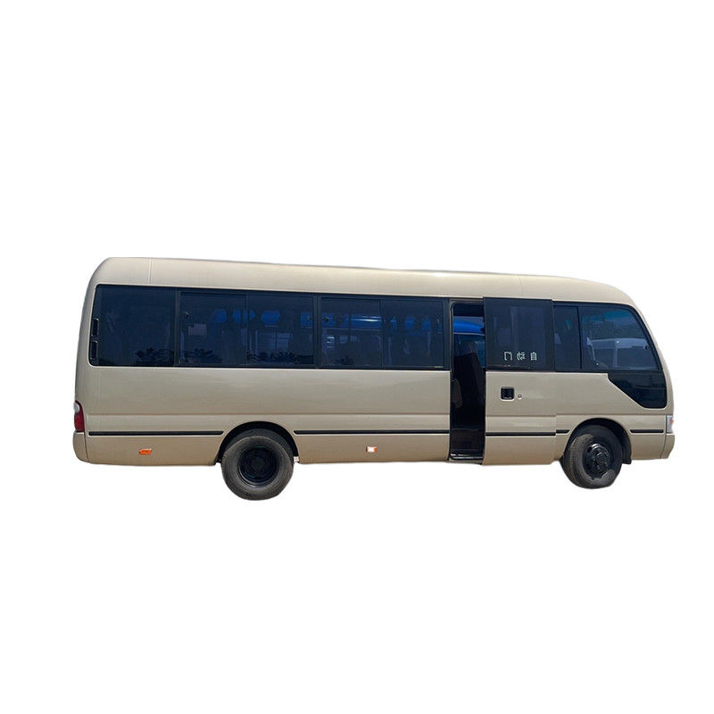 Toyota Coaster 19-29 asientos con ventanas corredizas y puertas Autobús de montaña para viajes suaves
