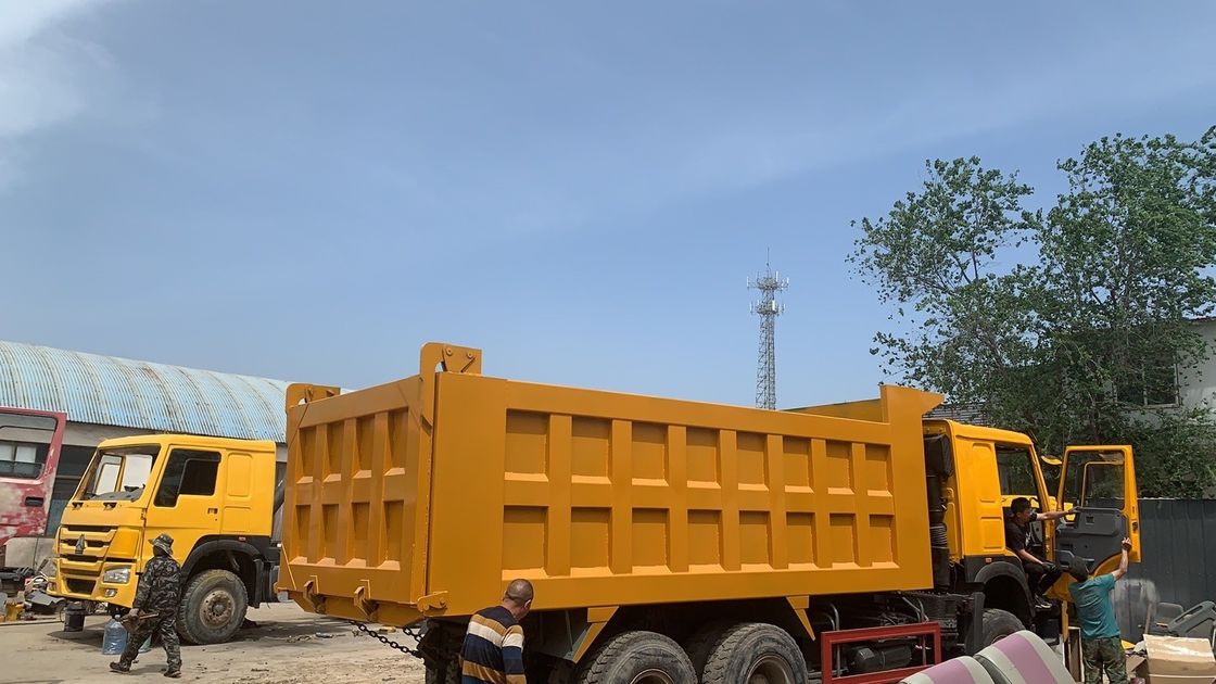 Camión de descarga de 6x4 usado como camión de desvío de 6x4 con rueda motriz 6x4 y reserva de depósito