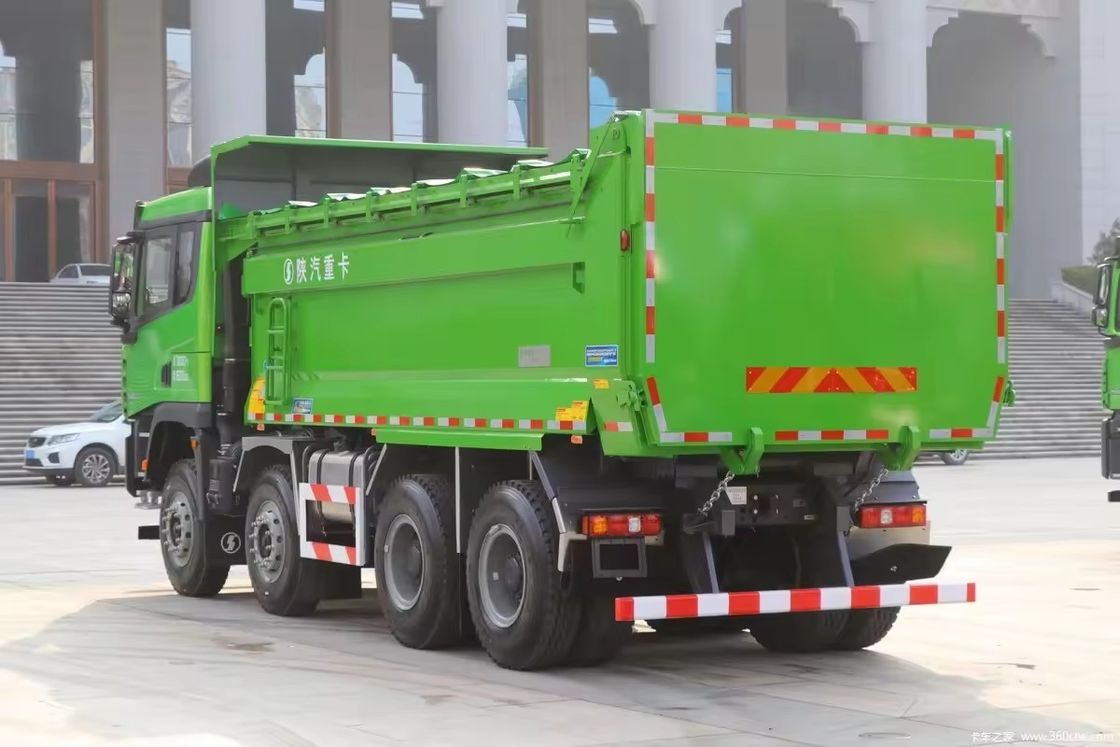 Construcción urbana SHACMAN X3000 Serie 400HP 8 * 4 camión de descarga con tipo de combustible diésel