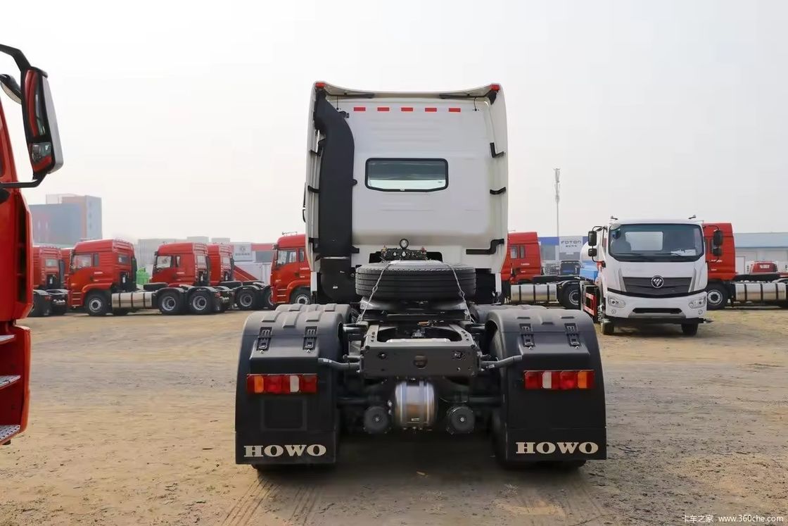 Sinotruk Howo 6x4 camión tractor de 10 ruedas usado 371hp 440hp cilindros 6 neumático número 10