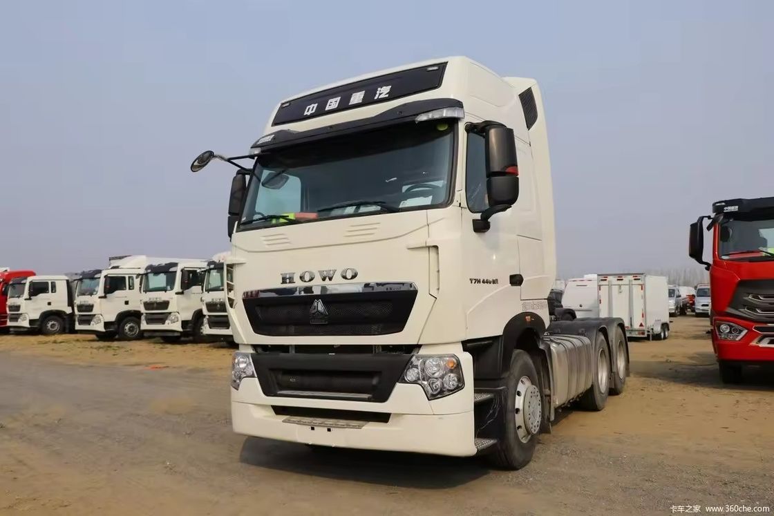 Sinotruk Howo 6x4 camión tractor de 10 ruedas usado 371hp 440hp cilindros 6 neumático número 10