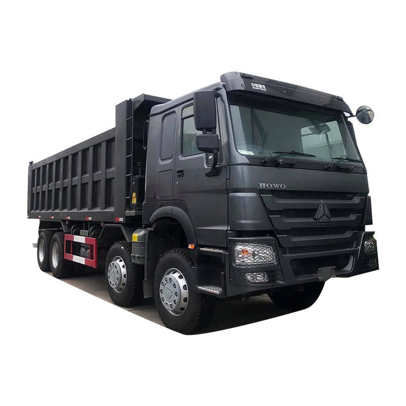 2024 Carga pesada 8*4 12 ruedas 371HP camión de descarga para el transporte de minería 2 pasajeros