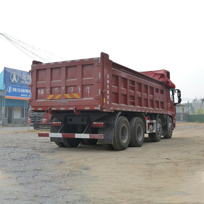 Shacman 8x4 12 ruedas 8m3 24 metros cúbicos 30T blanco pesado camión de basura usado en buenas condiciones