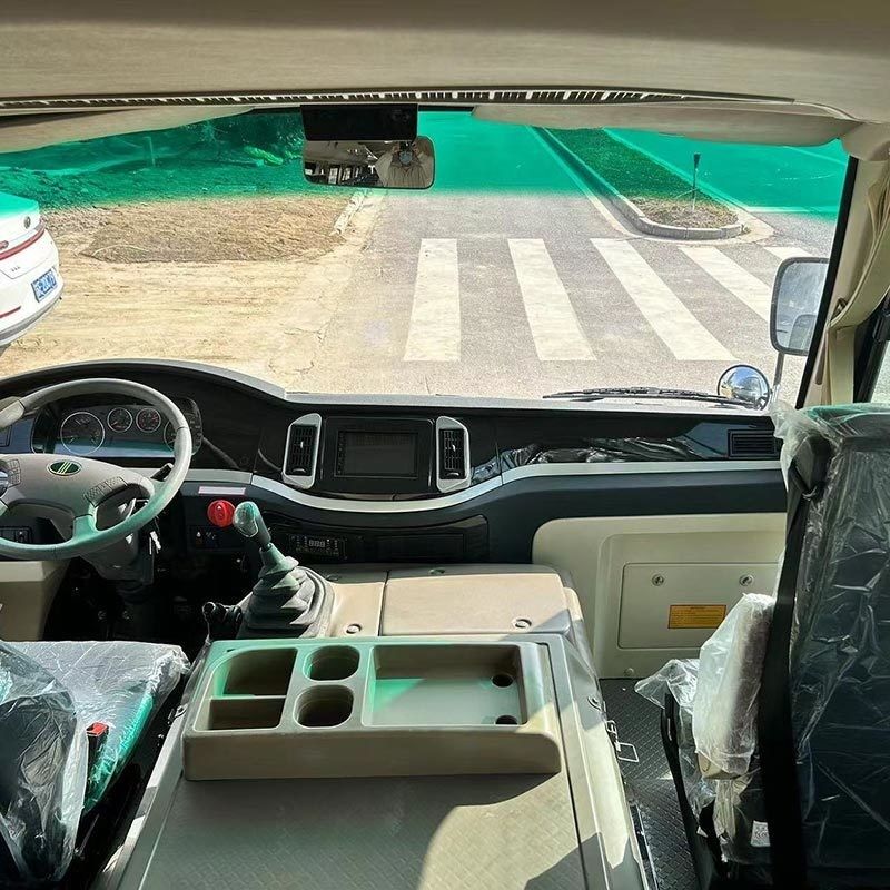 30 1 asientos motor diesel capacidad 4L Toyo ta Coaster Bus con eficiencia en el consumo de combustible