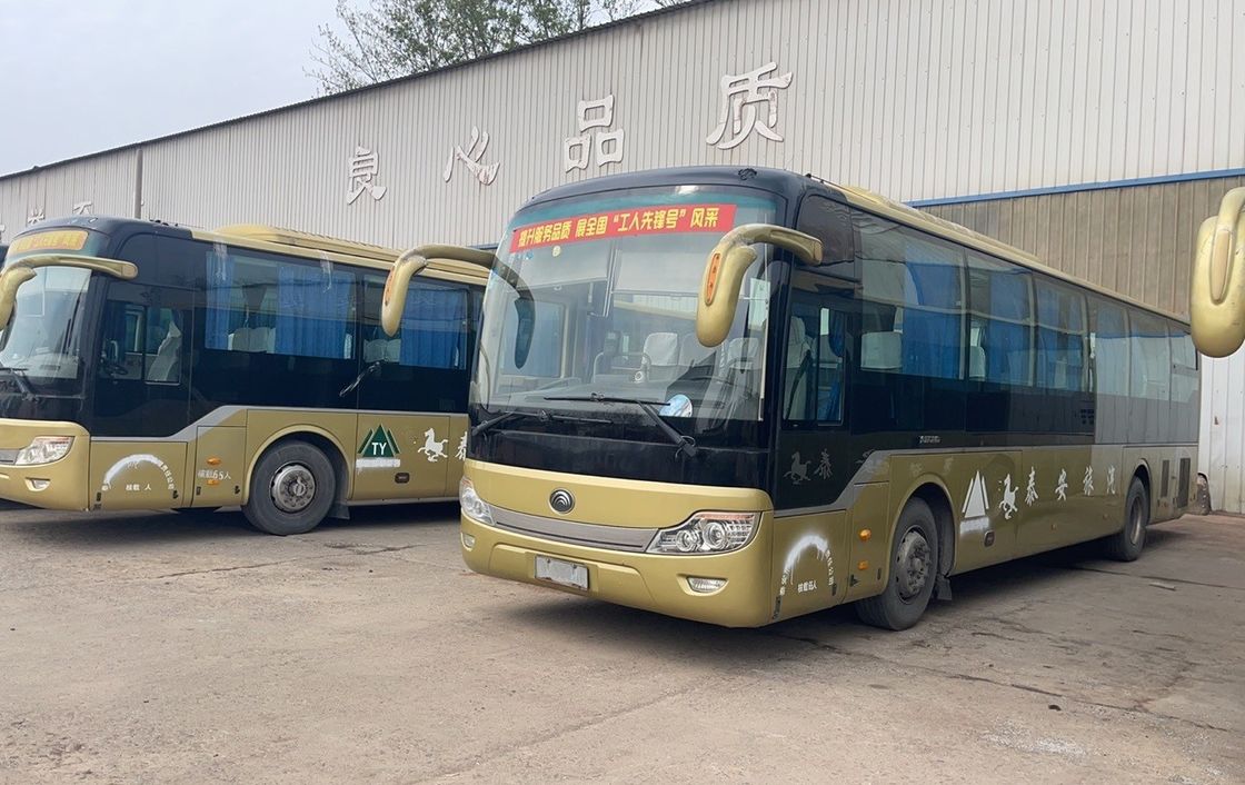 Tipo de transmisión manual 30 asientos Toyota Coaster Bus Luxury Tour Entrenador de pasajeros
