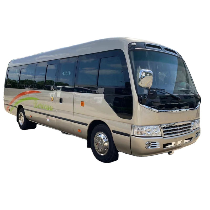 El motor de Yuchai es de 30 asientos Mudan Commuter Bus Diesel RHD y LHD Conductor 100km/h Velocidad máxima