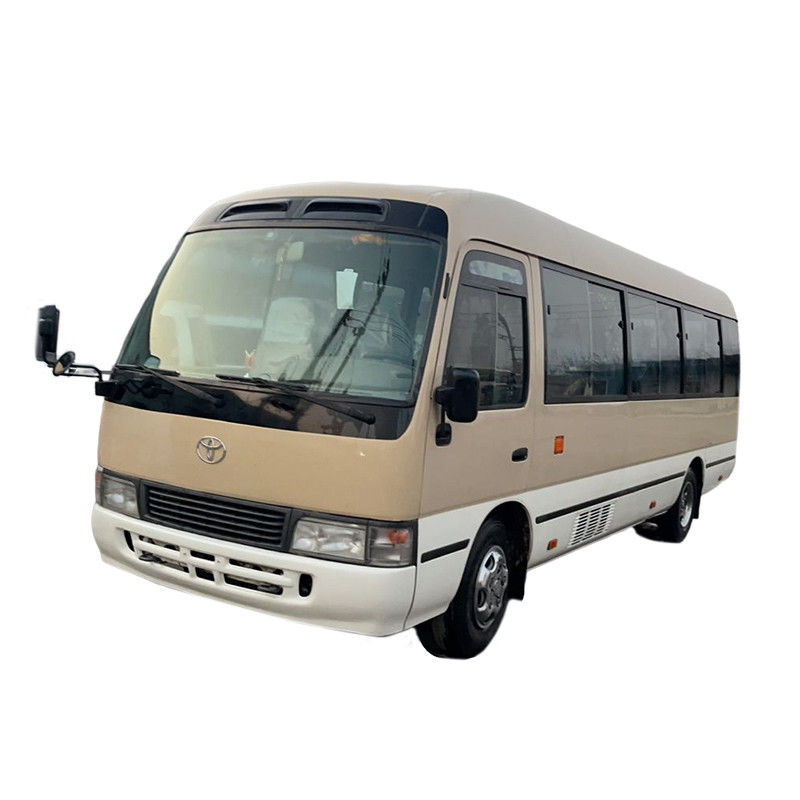 Autobús de montaña rusa usado de 30 asientos con motor diesel Toyota original y potencia máxima de 113/5200kw