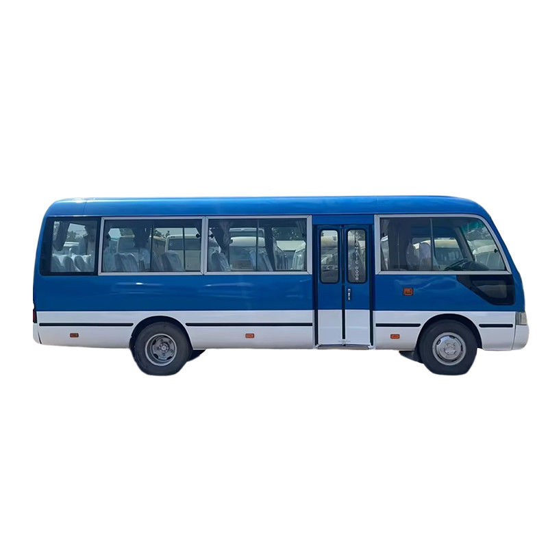 Autobús de montaña usada Toyota 1HZ Dirección a mano izquierda Capacidad de 30 asientos para viajes de larga distancia