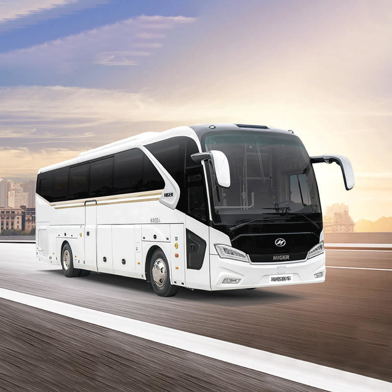 Transmisión manual de lujo 50 asientos Diesel autobús de turismo con G.V.W 18000kg