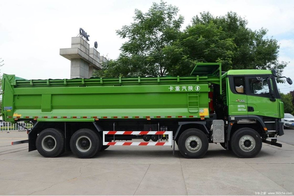 Capacidad del tanque de combustible de 500-600L Shacman X3000 8x4 camión de descarga pesada 25 M3 30-50 toneladas