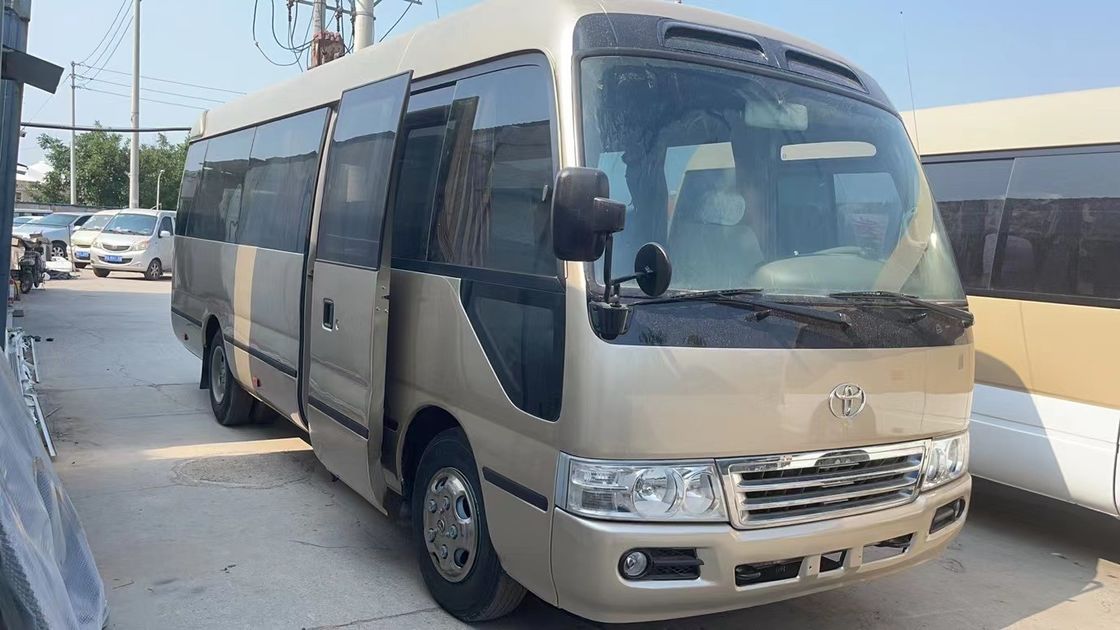 Transmisión manual 7m LHD Minibus de pasajeros de segunda mano 30 asientos Autobús usado