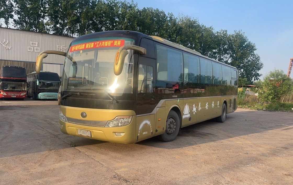 LED ZK 6121 Autobús de 65 asientos Autobuses de dos puertas bien reformados para el transporte