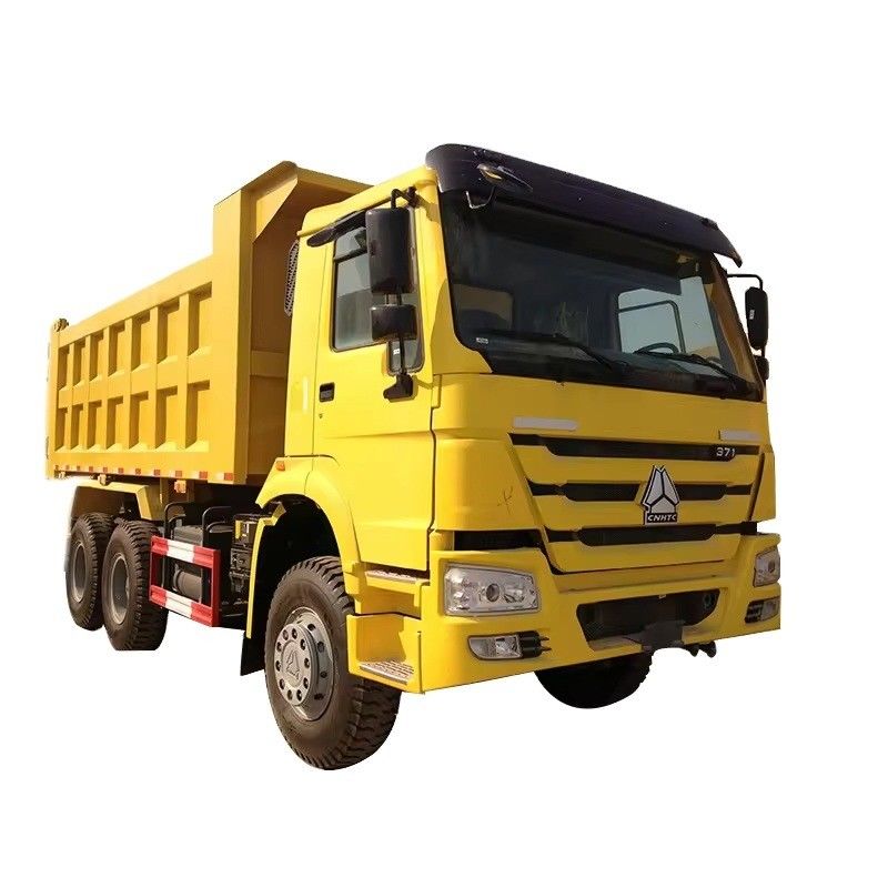 Potente HOWO 6x4 430hp camión de remate con 19 CBM BOX y tanque de combustible de capacidad 300-400L
