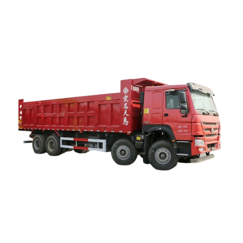 8x4 Sinotruk Howo camión de descarga de 12 ruedas 380 HP camión de descarga con transmisión manual