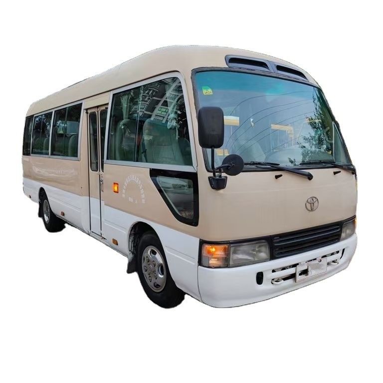 Máxima potencia 113/5200kw Toyota Minibús con motor de gasolina y diesel 29 asientos Autobús de montaña rusa usado
