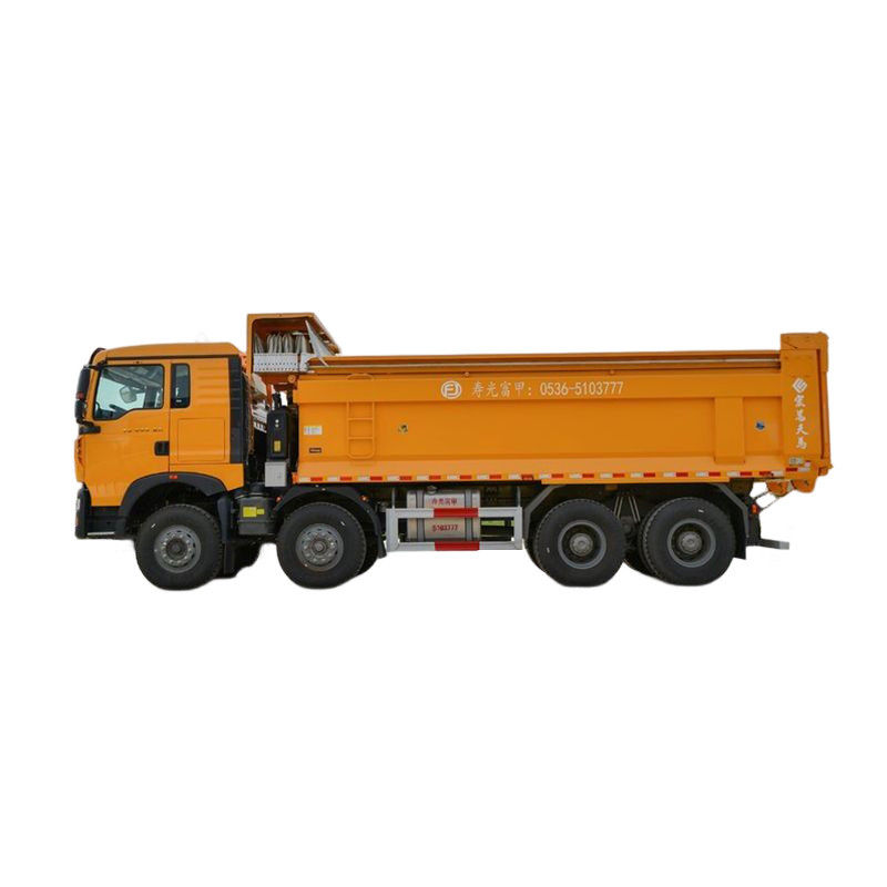 8*4 Sinotruk HOWO camión de carga pesada 440hp modelo con capacidad de tanque de combustible de 300-400L