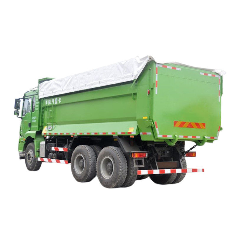 15500 kg Peso bruto del vehículo SHACMAN 6x4 camión de basura 350HP 100 toneladas 360° cámara trasera