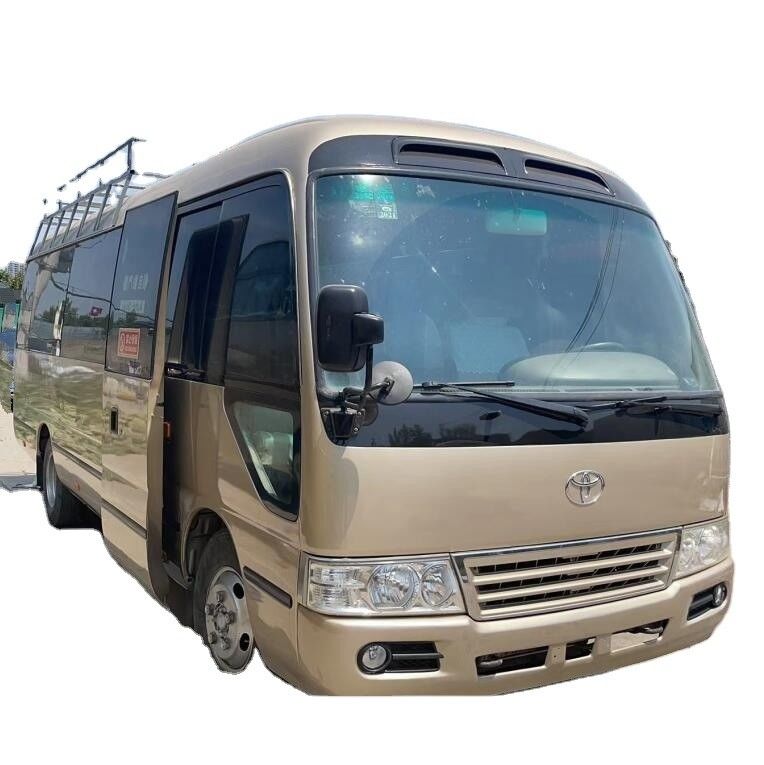 30 asientos TOYOTA Coaster Bus con 4 cilindros en línea Motor en y en excelente estado