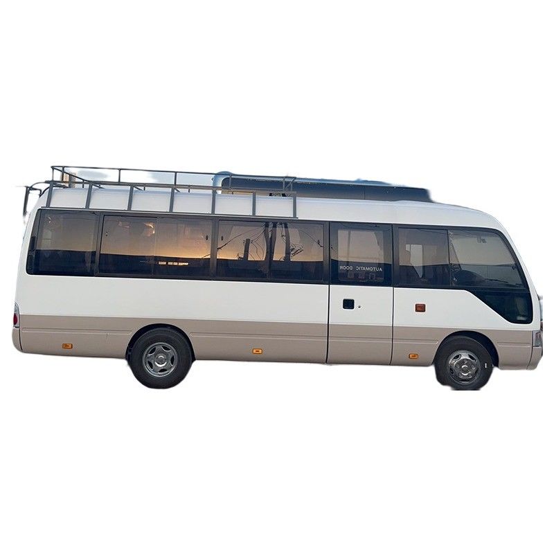 Autobús de segunda mano Toyota Coaster con 23-30 asientos Transmisión manual Peso 3310kg