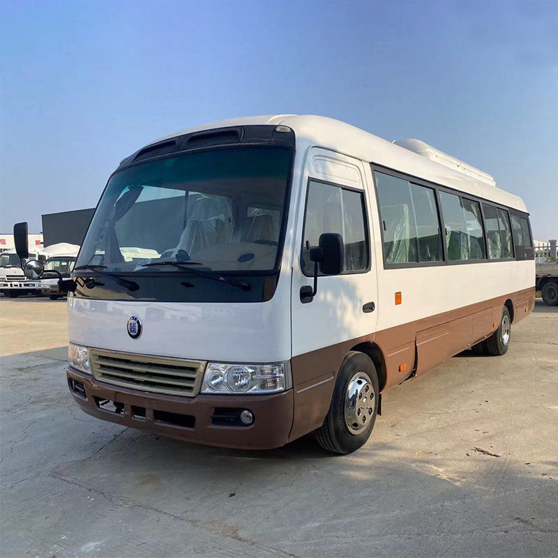Autobús Toyota Coaster de 30 asientos con bajo consumo de combustible