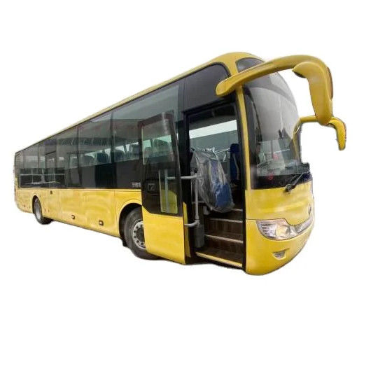 Motor diesel de 70 plazas de conducción izquierda Autobús Euro 3 de segunda mano Dirección asistida opcional