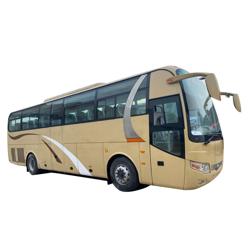 Suspensión de resorte de hoja 35 asientos Autobús de autobuses usados con dirección asistida y asientos de lujo