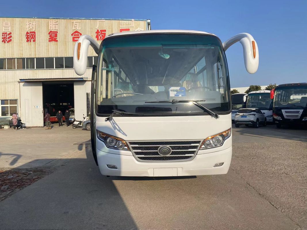 Suspensión de resorte de hoja 35 asientos de manejo izquierdo Autobús de pasajeros para mercados rurales
