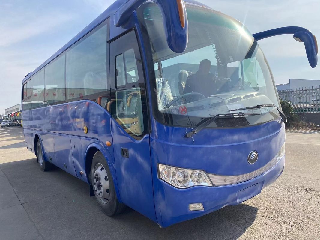 35 asientos Autobús turístico Autobús de lujo Mini de pasajeros usado Dirección motriz Diesel combustible