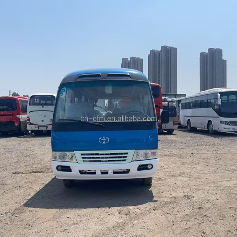 16-30 asientos Autobús Toyota Coaster de segunda mano con norma de emisiones Euro 3 en buen estado
