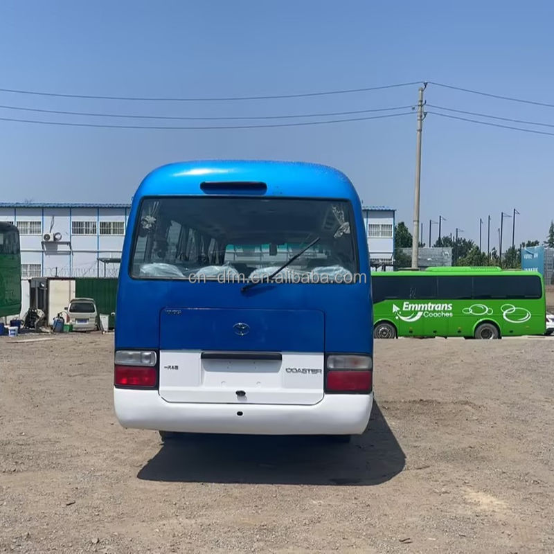 16-30 asientos Autobús Toyota Coaster de segunda mano con norma de emisiones Euro 3 en buen estado