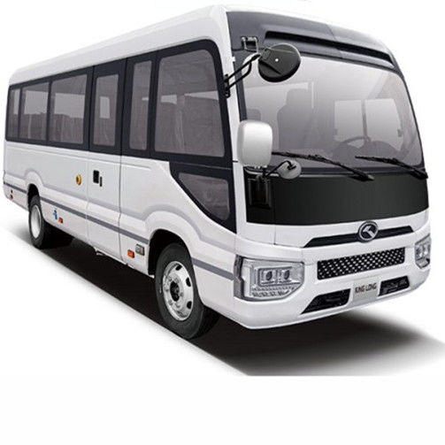 Bus de coaster de 30 asientos con capacidad de motores de gasolina de 6-8 litros y venta directa en 2022